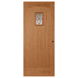 Joseph Miles Trent External Cottage Door with 1 Aperture Glazed Light - Unfinished Oak
