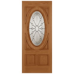 Joseph Miles Reign External Door with 1 Aperture Glazed Light - Unfinished Oak