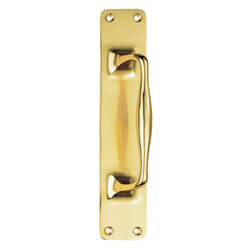 Carlisle Brass Cast Pull Handle On Backplate