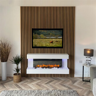 JB Kind Acoustic Wall Panel Fully-Finished Oak Veneer