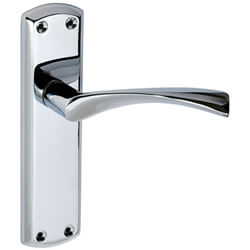 Joseph Miles Monza Latch Lever On Backplate Door Handle Set