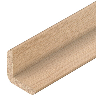 Cheshire Mouldings Oak Cushion Corner Angle - Bundle Of 6 - 35mm x 2400mm