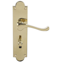 Carlisle Brass Contract Victorian Scroll Lever Handle For Bathroom Furniture