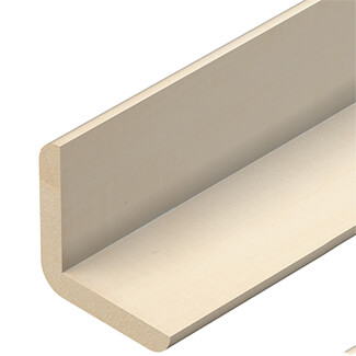Cheshire Mouldings Light Hardwood Cushion Corner Angle - Bundle Of 35 - 27mm x 2400mm