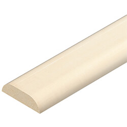 Cheshire Moulding D-Mould Cover in Light Hardwood - 6 T x 2400mm L - Bundle of 12