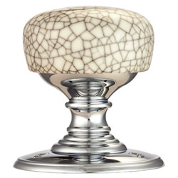 Carlisle Brass Delamain Midnight Crackle Porcelain Knob