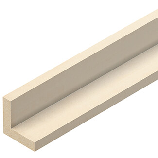 Cheshire Mouldings Light Hardwood Square Corner Angle - Bundle Of 35 - 2400mm Length