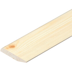 Cheshire Moulding Chamfered Skirting in Pine - 96 W x 15mm T - Bundle of 5