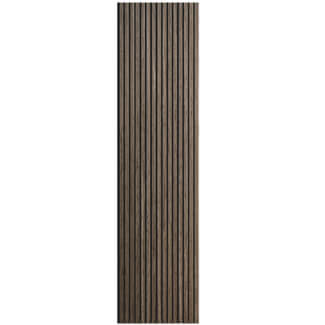 Joseph Miles Acoustic Dark Walnut Wooden Slat Wall Panel 2400 x 600 x 21mm