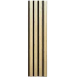 Joseph Miles Acoustic Natural Oak Wooden Slat Wall Panel 2400 x 600 x 21mm
