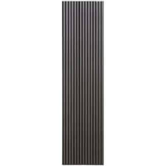 Joseph Miles Acoustic Dark Grey Oak Wooden Slat Wall Panel 2400 x 600 x 21mm