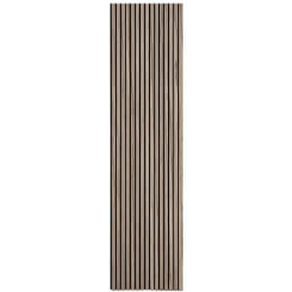 Joseph Miles Acoustic Light Walnut Wooden Slat Wall Panel  2400 x 600 x 21mm