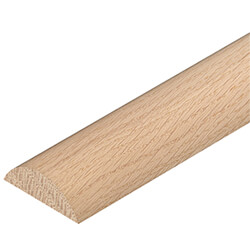 Cheshire Moulding Half Round Cover in Oak - 18 W x 6 T x 2400mm L - Bundle of 20