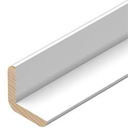 Cheshire Moulding Cushion Corner Angle in White Primed 20 W x 2400mm L - Bundle of 20