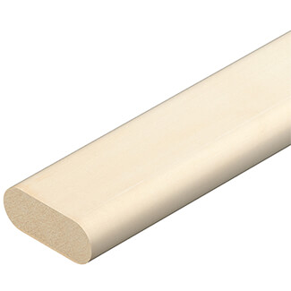 Cheshire Mouldings Light Hardwood Airer Lathe - Bundle Of 25 - 12 x 2400mm