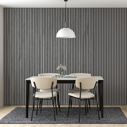 Joseph Miles Acoustic Light Grey Oak Wooden Slat Wall Panel 2400 x 600 x 21mm