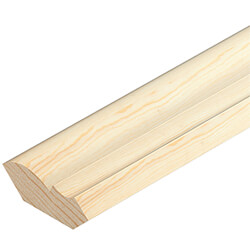 Cheshire Moulding Coving in Pine - 32 W x 21 T x 2400mm L - Bundle of 20