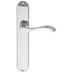 Carlisle Brass Madrid Latch Lever Door Handle On Backplate - 241 x 40mm