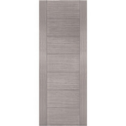Joseph Miles Corsica Internal Fire Door with 7 Panel - Prefinished Light Grey