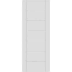Joseph Miles Corsica Internal Fire Door with 7 Panel - White Primed