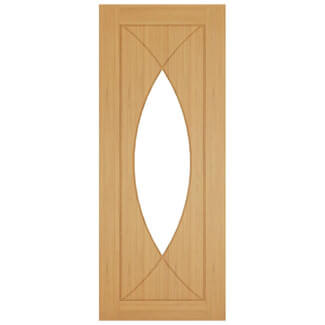 Deanta Amalfi Pre-Finished Oak 4-Panels 1-Light Internal Glazed Door