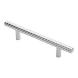 Carlisle Brass Polished Chrome Steel T-Bar Cylindrical Handle