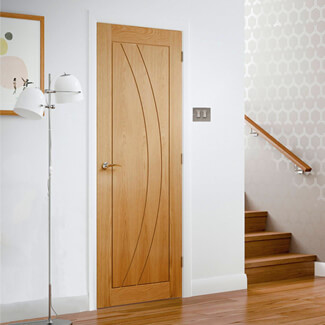 Joseph Miles Salerno Internal Door with 3 Panel - Prefinished Oak