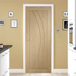 Joseph Miles Montaro Internal Fire Door with 3 Panel - Prefinished Oak