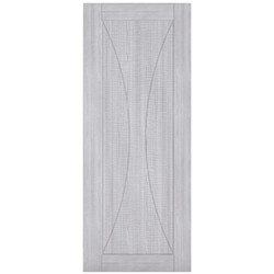 Joseph Miles Bellora Internal Fire Door with 3 Panel - Prefinished Light Grey Ash