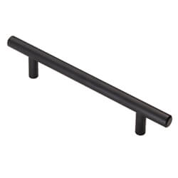 Carlisle Brass Matt Black Steel T-Bar Cylindrical Handle