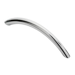 Carlisle Brass Polished Chrome Curved Bow Handle
