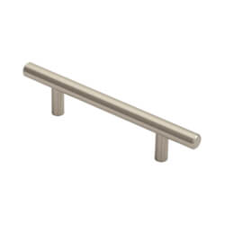 Carlisle Brass Steel T-Bar Cylindrical Handle - Satin Nickel