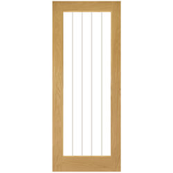 Joseph Miles Norfolk Internal Door with 1 Clear Glazed Light - Prefinished Oak