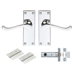 Carlisle Brass Contract Victorian Door Handle Latch Pack