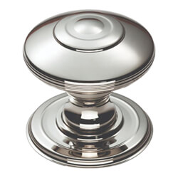 Carlisle Brass Fingertip Anderson Satin Nickel Ringed Round Knob