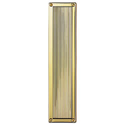 Carlisle Brass Queen Anne Finger Plate - Polished Brass