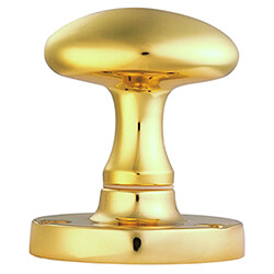 Carlisle Brass Smooth Oval Shape Mortice Knob