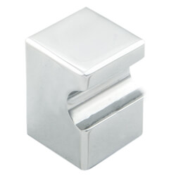 Carlisle Brass Contemporary 18mm Square Scoop Cabinet Knob