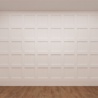 Deanta Shaker Wall Panelling Pack 2400mm - White Primed