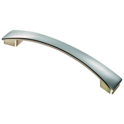 Carlisle Brass Valetta Contemporary Curved Bow Pull Handle - Satin Nickel