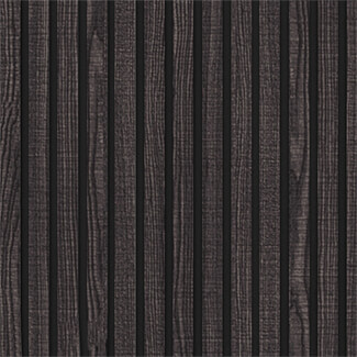 Deanta Immerse Acoustic Wall Panel Prefinished Dark Grey Ash 600 W x 2400mm L