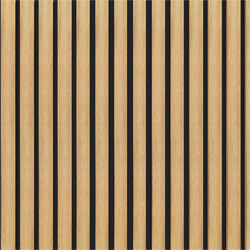 Deanta Immerse Acoustic Wall Panel Prefinished Oak 600 W x 2400mm L