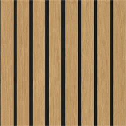 Deanta Immerse Acoustic Wall Panel Prefinished Oak-Plus 600 W x 2400mm L