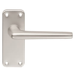 Carlisle Brass Eurospec Contract Aluminium Lever on Latch Backplate