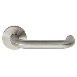 Carlisle Brass Eurospec 19mm Stainless Steel Safety Lever Handle on Round Rose