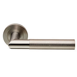 Carlisle Brass Crown Knurled Lever Door Handle