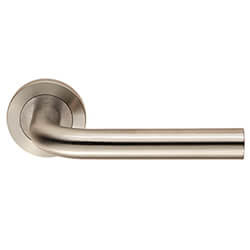 Carlisle Brass Eurospec Steelworx Spira Lever Handle On Round Rose