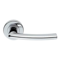 Carlisle Brass Serozzetta Dos Curved Oval Profile Lever on Round Rose