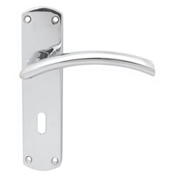Carlisle Brass Serozzetta Tres Lever with Lock Profile on Backplate