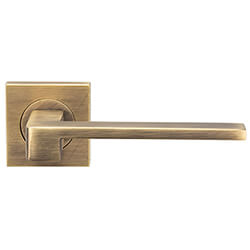 Carlisle Brass Serozzetta Equi Lever Handle on Square Rose